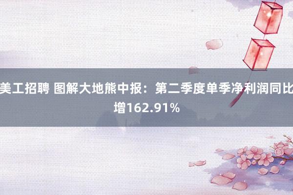 美工招聘 图解大地熊中报：第二季度单季净利润同比增162.91%